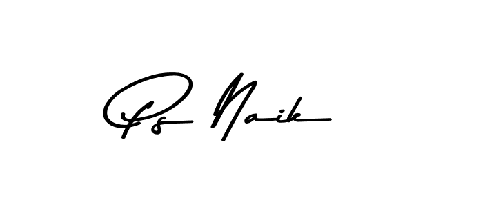Ps Naik stylish signature style. Best Handwritten Sign (Asem Kandis PERSONAL USE) for my name. Handwritten Signature Collection Ideas for my name Ps Naik. Ps Naik signature style 9 images and pictures png