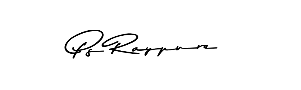 Ps Raypure stylish signature style. Best Handwritten Sign (Asem Kandis PERSONAL USE) for my name. Handwritten Signature Collection Ideas for my name Ps Raypure. Ps Raypure signature style 9 images and pictures png