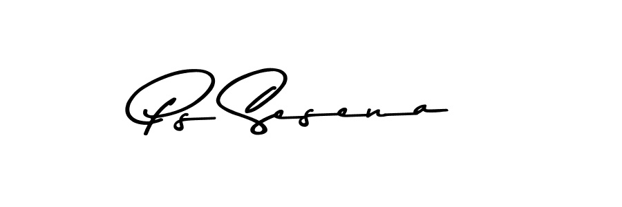 Use a signature maker to create a handwritten signature online. With this signature software, you can design (Asem Kandis PERSONAL USE) your own signature for name Ps Sesena. Ps Sesena signature style 9 images and pictures png