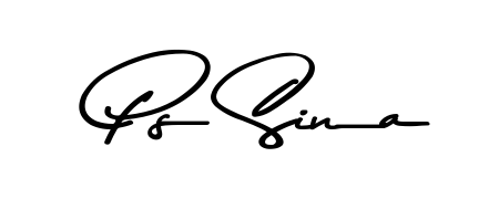 Also You can easily find your signature by using the search form. We will create Ps Sina name handwritten signature images for you free of cost using Asem Kandis PERSONAL USE sign style. Ps Sina signature style 9 images and pictures png