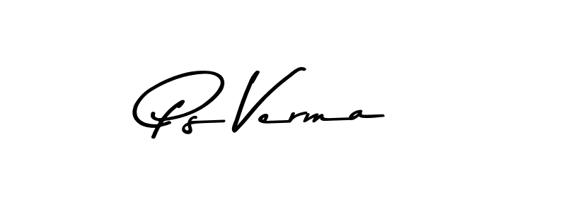 How to make Ps Verma signature? Asem Kandis PERSONAL USE is a professional autograph style. Create handwritten signature for Ps Verma name. Ps Verma signature style 9 images and pictures png