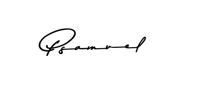 Design your own signature with our free online signature maker. With this signature software, you can create a handwritten (Asem Kandis PERSONAL USE) signature for name Psamuel. Psamuel signature style 9 images and pictures png