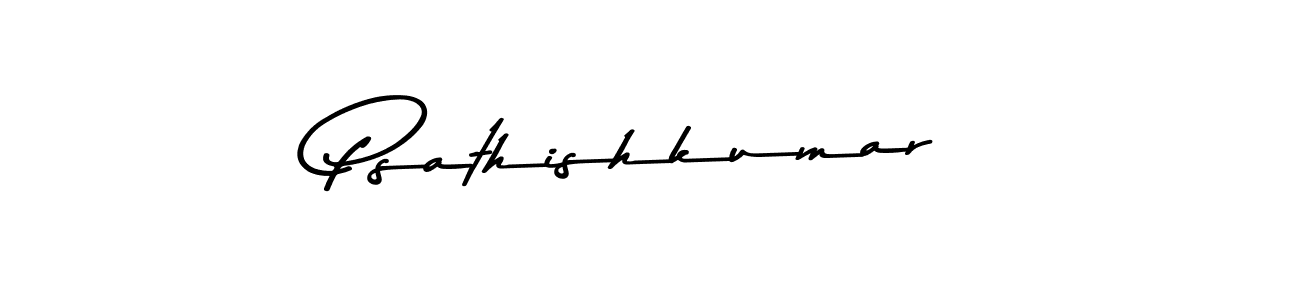Similarly Asem Kandis PERSONAL USE is the best handwritten signature design. Signature creator online .You can use it as an online autograph creator for name Psathishkumar. Psathishkumar signature style 9 images and pictures png