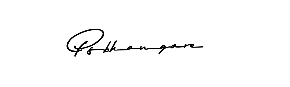 How to make Psbhangare signature? Asem Kandis PERSONAL USE is a professional autograph style. Create handwritten signature for Psbhangare name. Psbhangare signature style 9 images and pictures png