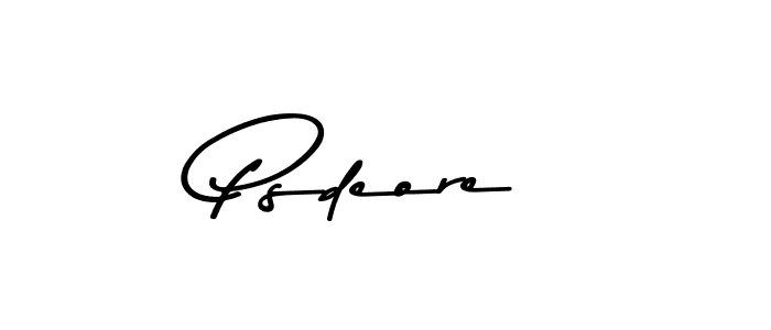 The best way (Asem Kandis PERSONAL USE) to make a short signature is to pick only two or three words in your name. The name Psdeore include a total of six letters. For converting this name. Psdeore signature style 9 images and pictures png