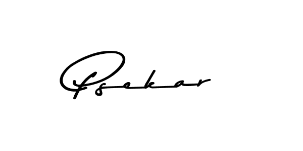Design your own signature with our free online signature maker. With this signature software, you can create a handwritten (Asem Kandis PERSONAL USE) signature for name Psekar. Psekar signature style 9 images and pictures png