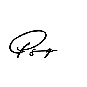 Make a beautiful signature design for name Psg. With this signature (Asem Kandis PERSONAL USE) style, you can create a handwritten signature for free. Psg signature style 9 images and pictures png