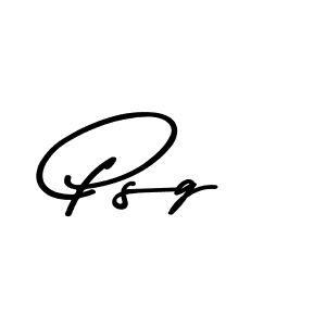 Make a beautiful signature design for name Psg. With this signature (Asem Kandis PERSONAL USE) style, you can create a handwritten signature for free. Psg signature style 9 images and pictures png