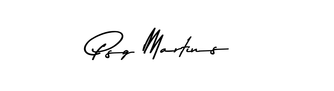 Create a beautiful signature design for name Psg Martins. With this signature (Asem Kandis PERSONAL USE) fonts, you can make a handwritten signature for free. Psg Martins signature style 9 images and pictures png