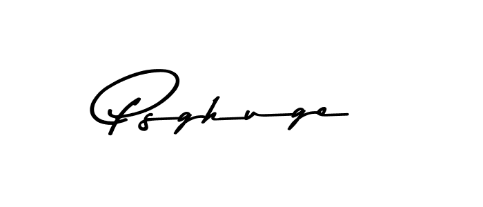 How to make Psghuge signature? Asem Kandis PERSONAL USE is a professional autograph style. Create handwritten signature for Psghuge name. Psghuge signature style 9 images and pictures png