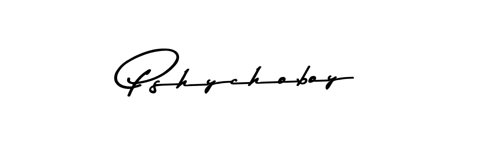 Also You can easily find your signature by using the search form. We will create Pshychoboy name handwritten signature images for you free of cost using Asem Kandis PERSONAL USE sign style. Pshychoboy signature style 9 images and pictures png