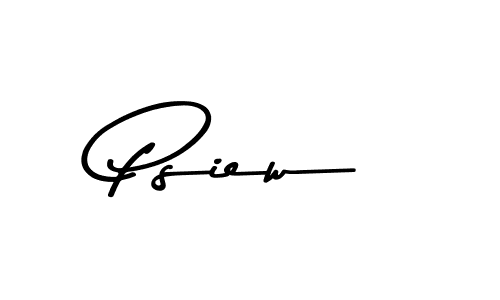 Psiew stylish signature style. Best Handwritten Sign (Asem Kandis PERSONAL USE) for my name. Handwritten Signature Collection Ideas for my name Psiew. Psiew signature style 9 images and pictures png