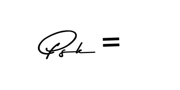 Use a signature maker to create a handwritten signature online. With this signature software, you can design (Asem Kandis PERSONAL USE) your own signature for name Psk*=*. Psk*=* signature style 9 images and pictures png