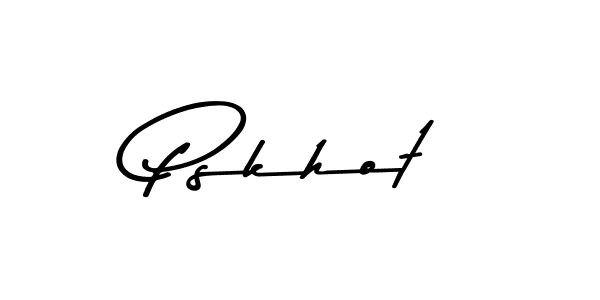 How to make Pskhot signature? Asem Kandis PERSONAL USE is a professional autograph style. Create handwritten signature for Pskhot name. Pskhot signature style 9 images and pictures png