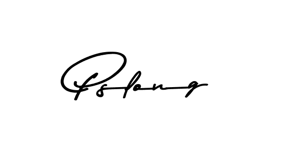 How to make Pslong name signature. Use Asem Kandis PERSONAL USE style for creating short signs online. This is the latest handwritten sign. Pslong signature style 9 images and pictures png