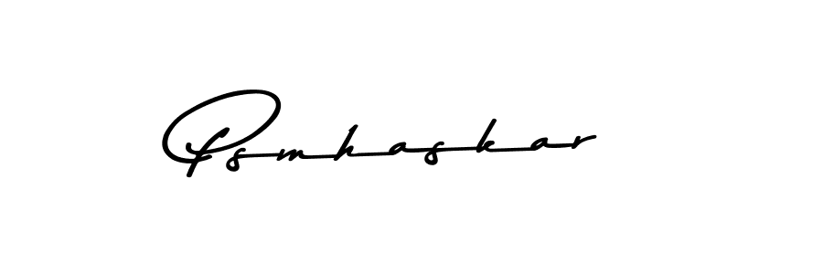 How to Draw Psmhaskar signature style? Asem Kandis PERSONAL USE is a latest design signature styles for name Psmhaskar. Psmhaskar signature style 9 images and pictures png