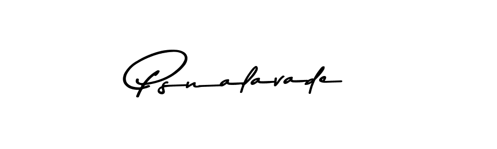 How to make Psnalavade name signature. Use Asem Kandis PERSONAL USE style for creating short signs online. This is the latest handwritten sign. Psnalavade signature style 9 images and pictures png