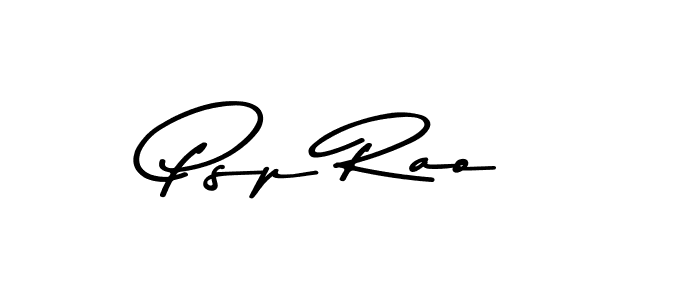 Design your own signature with our free online signature maker. With this signature software, you can create a handwritten (Asem Kandis PERSONAL USE) signature for name Psp Rao. Psp Rao signature style 9 images and pictures png