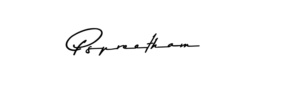 Make a beautiful signature design for name Pspreetham. Use this online signature maker to create a handwritten signature for free. Pspreetham signature style 9 images and pictures png