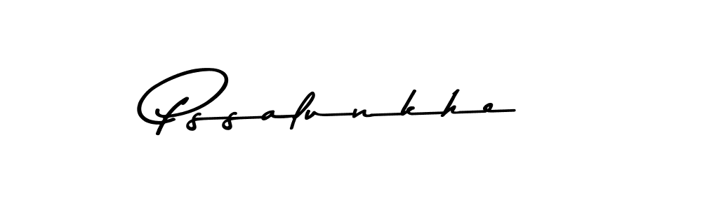 Similarly Asem Kandis PERSONAL USE is the best handwritten signature design. Signature creator online .You can use it as an online autograph creator for name Pssalunkhe. Pssalunkhe signature style 9 images and pictures png