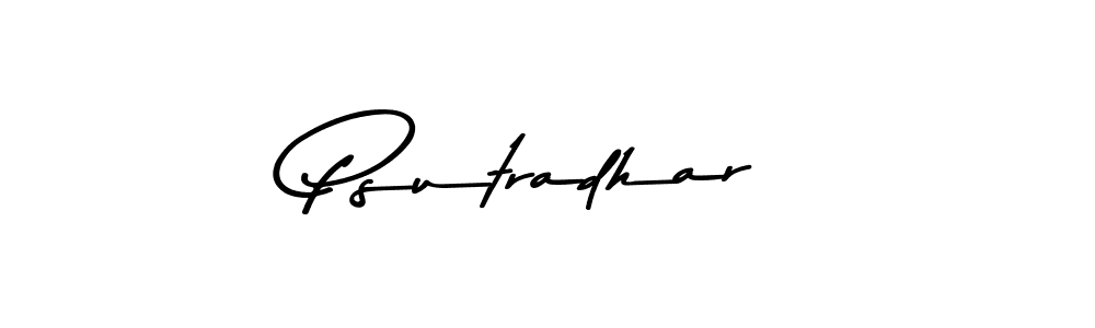 How to Draw Psutradhar signature style? Asem Kandis PERSONAL USE is a latest design signature styles for name Psutradhar. Psutradhar signature style 9 images and pictures png