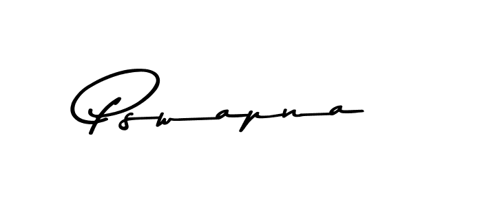 Similarly Asem Kandis PERSONAL USE is the best handwritten signature design. Signature creator online .You can use it as an online autograph creator for name Pswapna. Pswapna signature style 9 images and pictures png