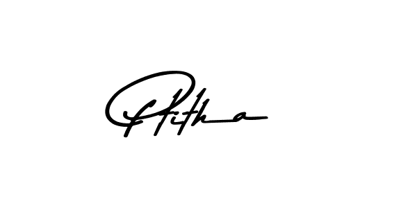 Design your own signature with our free online signature maker. With this signature software, you can create a handwritten (Asem Kandis PERSONAL USE) signature for name Ptitha. Ptitha signature style 9 images and pictures png