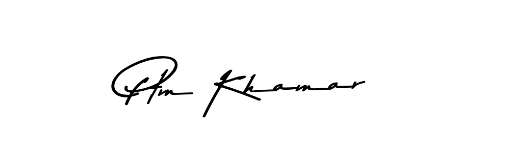 You should practise on your own different ways (Asem Kandis PERSONAL USE) to write your name (Ptm Khamar) in signature. don't let someone else do it for you. Ptm Khamar signature style 9 images and pictures png
