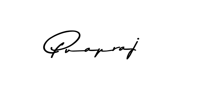 The best way (Asem Kandis PERSONAL USE) to make a short signature is to pick only two or three words in your name. The name Puapraj include a total of six letters. For converting this name. Puapraj signature style 9 images and pictures png