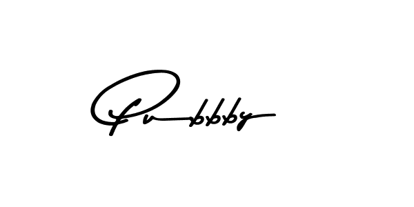 How to make Pubbby signature? Asem Kandis PERSONAL USE is a professional autograph style. Create handwritten signature for Pubbby name. Pubbby signature style 9 images and pictures png