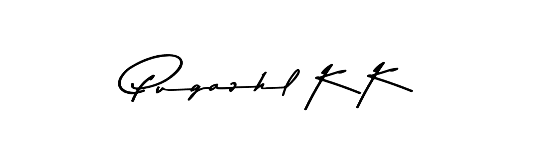 How to Draw Pugazhl K K signature style? Asem Kandis PERSONAL USE is a latest design signature styles for name Pugazhl K K. Pugazhl K K signature style 9 images and pictures png