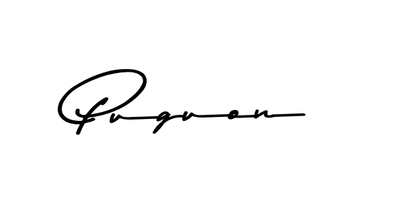 Also we have Puguon name is the best signature style. Create professional handwritten signature collection using Asem Kandis PERSONAL USE autograph style. Puguon signature style 9 images and pictures png