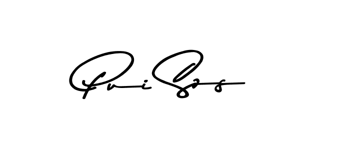 Use a signature maker to create a handwritten signature online. With this signature software, you can design (Asem Kandis PERSONAL USE) your own signature for name Pui Szs. Pui Szs signature style 9 images and pictures png