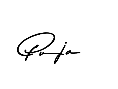 Create a beautiful signature design for name Puja. With this signature (Asem Kandis PERSONAL USE) fonts, you can make a handwritten signature for free. Puja signature style 9 images and pictures png