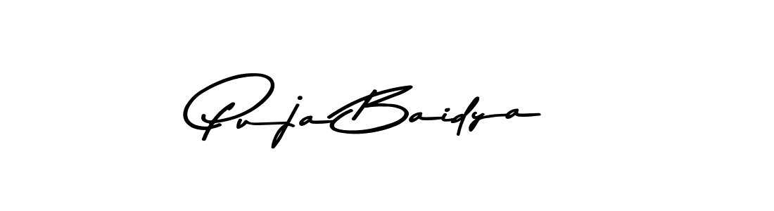 Also You can easily find your signature by using the search form. We will create Puja Baidya name handwritten signature images for you free of cost using Asem Kandis PERSONAL USE sign style. Puja Baidya signature style 9 images and pictures png