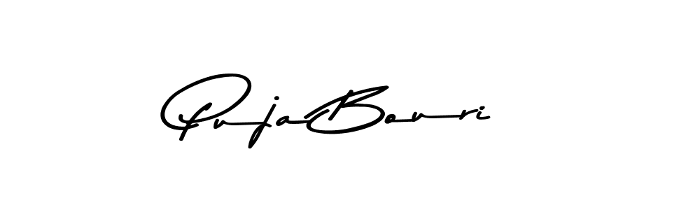Puja Bouri stylish signature style. Best Handwritten Sign (Asem Kandis PERSONAL USE) for my name. Handwritten Signature Collection Ideas for my name Puja Bouri. Puja Bouri signature style 9 images and pictures png