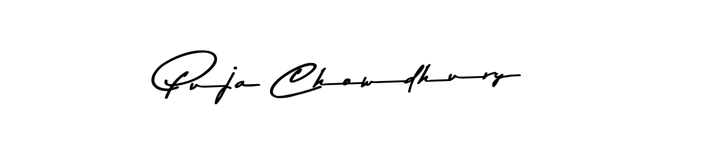 How to make Puja Chowdhury signature? Asem Kandis PERSONAL USE is a professional autograph style. Create handwritten signature for Puja Chowdhury name. Puja Chowdhury signature style 9 images and pictures png