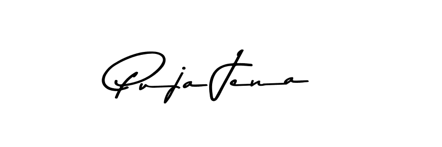 Create a beautiful signature design for name Puja Jena. With this signature (Asem Kandis PERSONAL USE) fonts, you can make a handwritten signature for free. Puja Jena signature style 9 images and pictures png