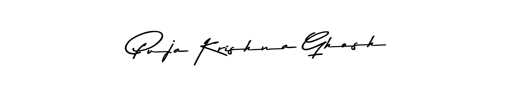 Use a signature maker to create a handwritten signature online. With this signature software, you can design (Asem Kandis PERSONAL USE) your own signature for name Puja Krishna Ghosh. Puja Krishna Ghosh signature style 9 images and pictures png