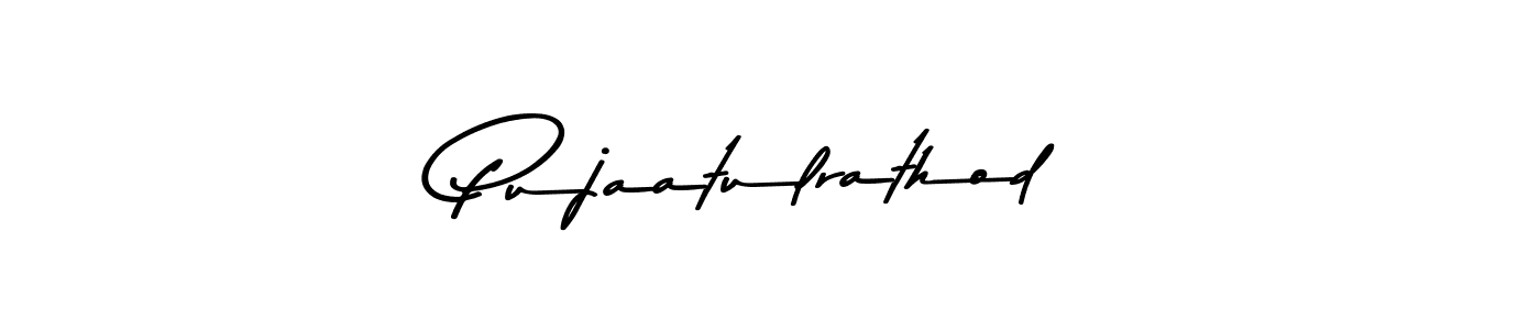 The best way (Asem Kandis PERSONAL USE) to make a short signature is to pick only two or three words in your name. The name Pujaatulrathod include a total of six letters. For converting this name. Pujaatulrathod signature style 9 images and pictures png