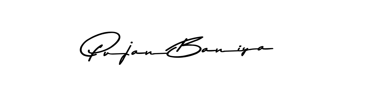 Use a signature maker to create a handwritten signature online. With this signature software, you can design (Asem Kandis PERSONAL USE) your own signature for name Pujan Baniya. Pujan Baniya signature style 9 images and pictures png