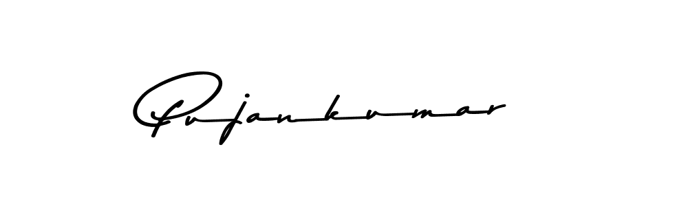 Pujankumar stylish signature style. Best Handwritten Sign (Asem Kandis PERSONAL USE) for my name. Handwritten Signature Collection Ideas for my name Pujankumar. Pujankumar signature style 9 images and pictures png