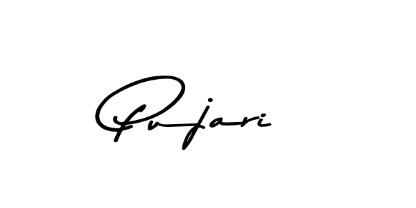 Similarly Asem Kandis PERSONAL USE is the best handwritten signature design. Signature creator online .You can use it as an online autograph creator for name Pujari. Pujari signature style 9 images and pictures png