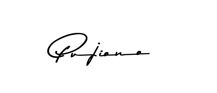 Make a beautiful signature design for name Pujiono. Use this online signature maker to create a handwritten signature for free. Pujiono signature style 9 images and pictures png