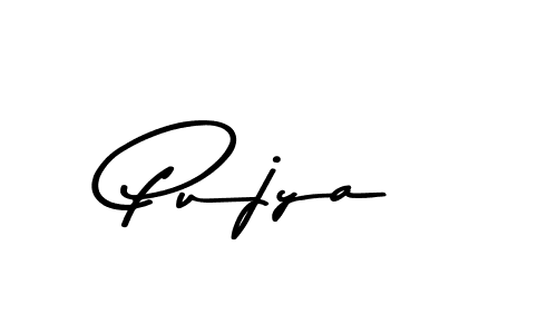 This is the best signature style for the Pujya name. Also you like these signature font (Asem Kandis PERSONAL USE). Mix name signature. Pujya signature style 9 images and pictures png