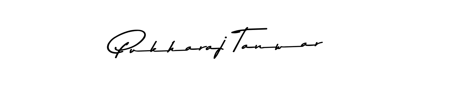 Make a beautiful signature design for name Pukharaj Tanwar. With this signature (Asem Kandis PERSONAL USE) style, you can create a handwritten signature for free. Pukharaj Tanwar signature style 9 images and pictures png