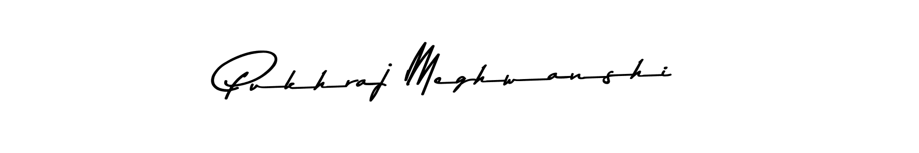 Use a signature maker to create a handwritten signature online. With this signature software, you can design (Asem Kandis PERSONAL USE) your own signature for name Pukhraj Meghwanshi. Pukhraj Meghwanshi signature style 9 images and pictures png