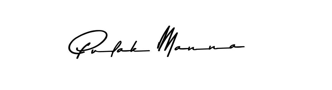 How to make Pulak Manna signature? Asem Kandis PERSONAL USE is a professional autograph style. Create handwritten signature for Pulak Manna name. Pulak Manna signature style 9 images and pictures png