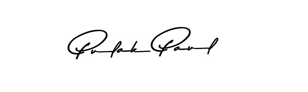 Design your own signature with our free online signature maker. With this signature software, you can create a handwritten (Asem Kandis PERSONAL USE) signature for name Pulak Paul. Pulak Paul signature style 9 images and pictures png