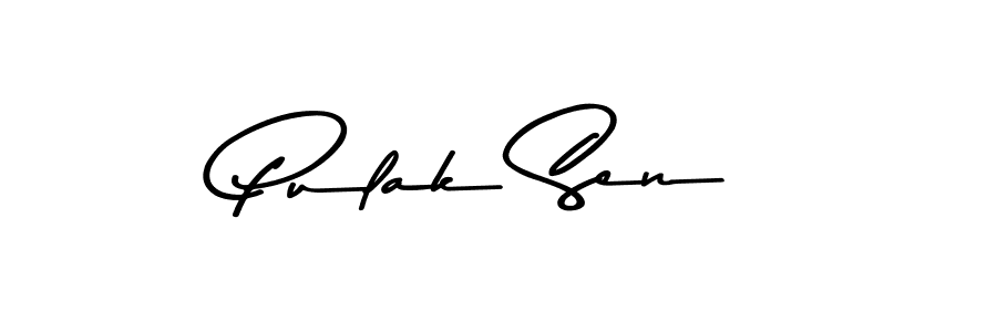 Use a signature maker to create a handwritten signature online. With this signature software, you can design (Asem Kandis PERSONAL USE) your own signature for name Pulak Sen. Pulak Sen signature style 9 images and pictures png